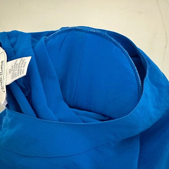 Vintage Silk Studio by Claude Bennett Womens Size 10 Short Sleeve Blouse Casual - Picture 11 of 11